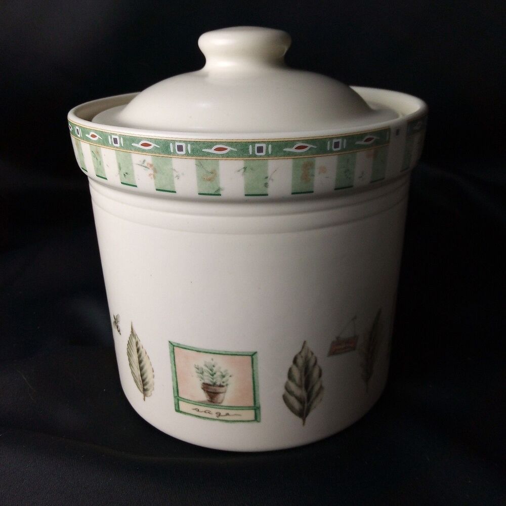 PFALTZGRAFF NATUREWOOD PORTFOLIO CANISTER COOKIE JAR 7''